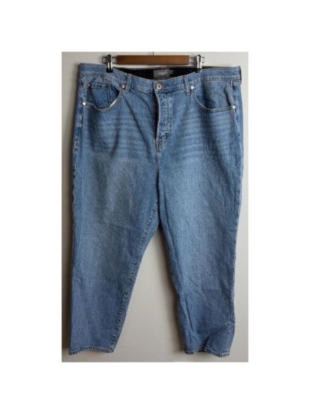 Torrid Light Wash Button-Fly Denim Jeans Plus Size 22R Stretch Women’s